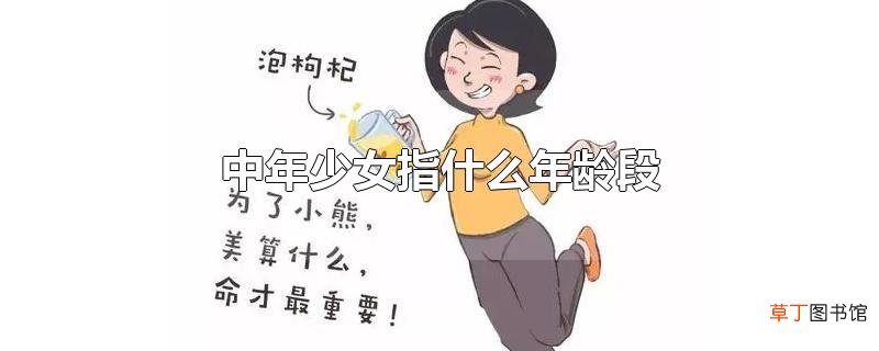 中年少女指什么年龄段