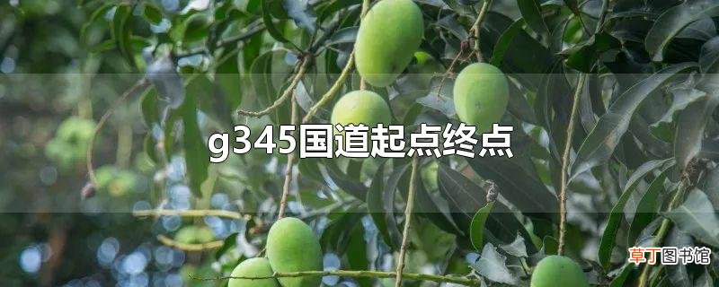 g345国道起点终点