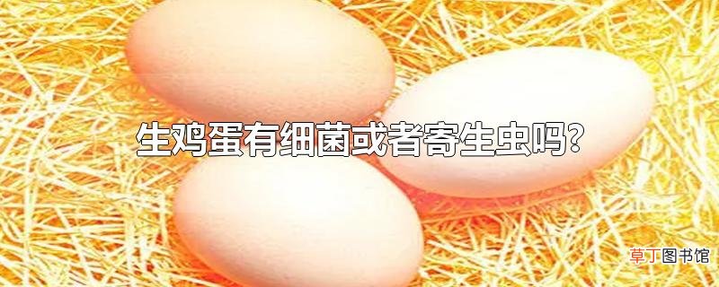 生鸡蛋有细菌或者寄生虫吗?