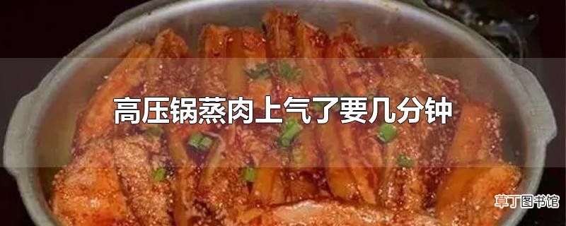 高压锅蒸肉上气了要几分钟