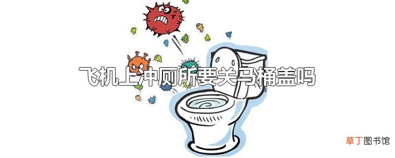 飞机上冲厕所要关马桶盖吗