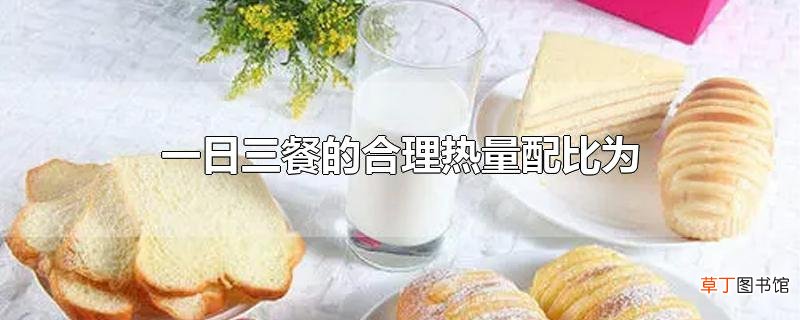 一日三餐的合理热量配比为