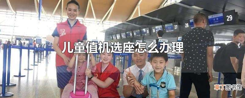 儿童值机选座怎么办理