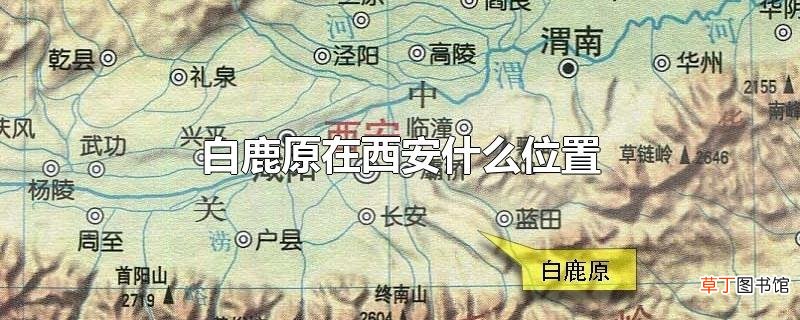 白鹿原在西安什么位置