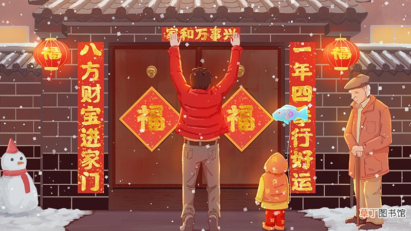 贴对联的左右顺序