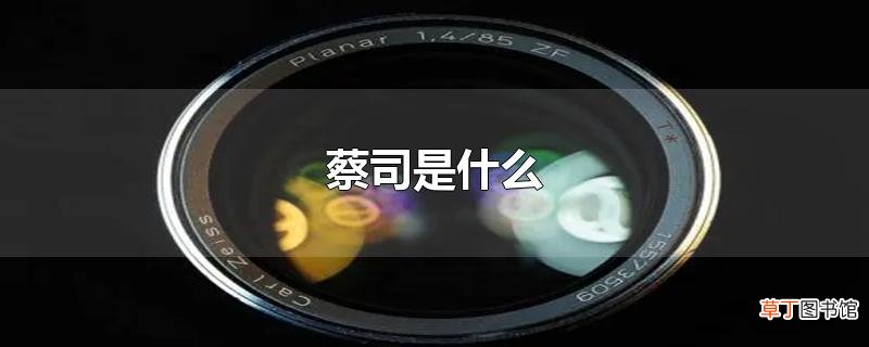 蔡司是什么