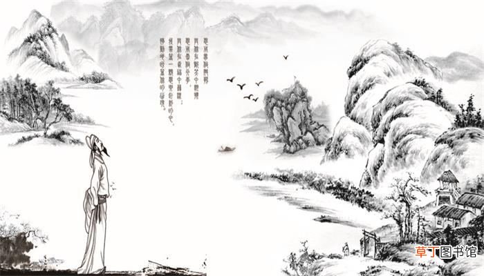 望庐山瀑布每句的意思