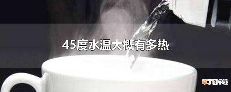 45度水温大概有多热
