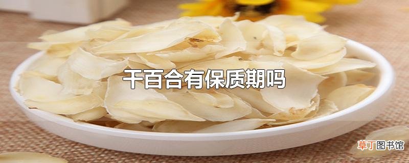 干百合有保质期吗