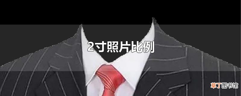2寸照片比例