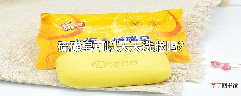 硫磺皂可以天天洗脸吗?