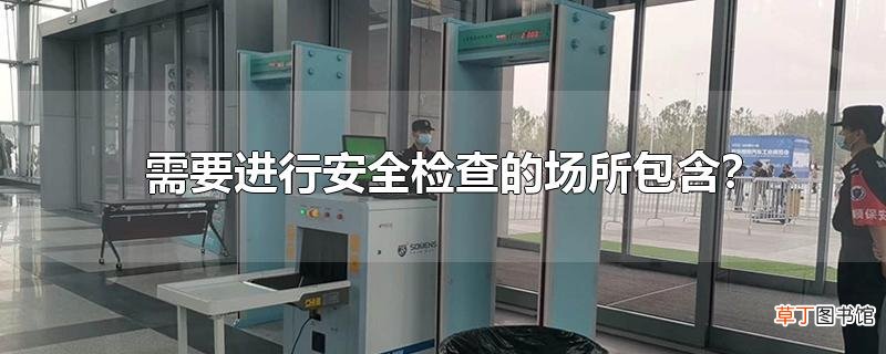 需要进行安全检查的场所包含