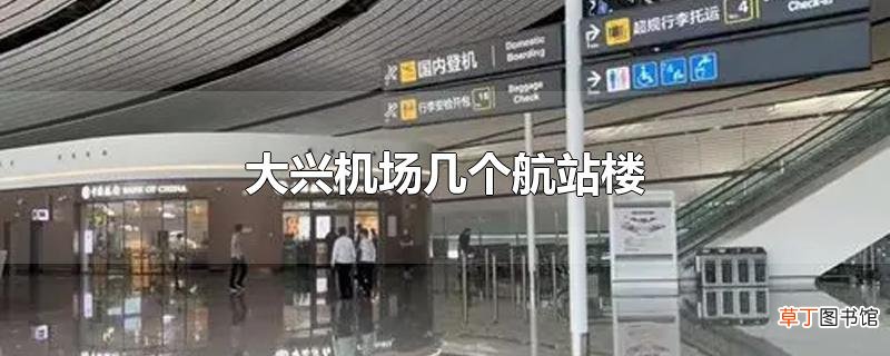 大兴机场几个航站楼