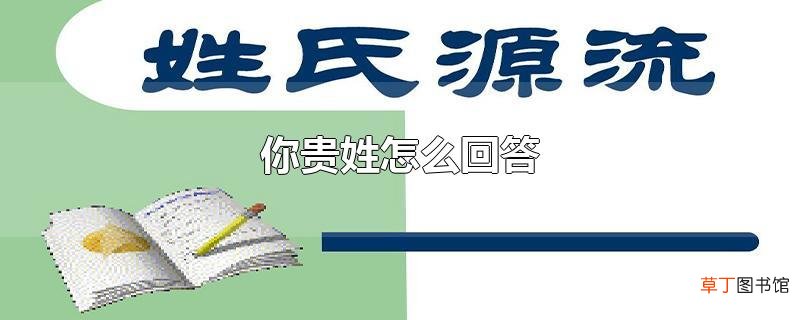 你贵姓怎么回答