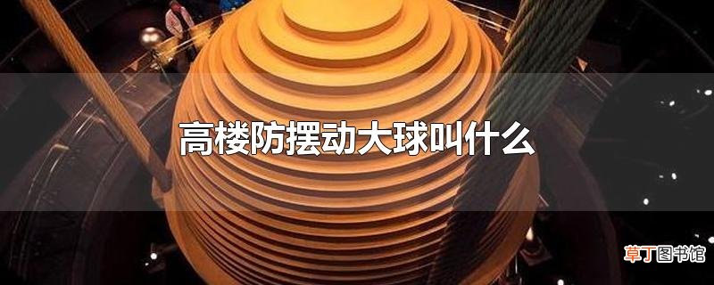 高楼防摆动大球叫什么