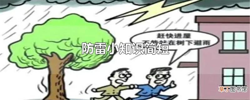 防雷小知识简短