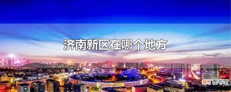 济南新区在哪个地方