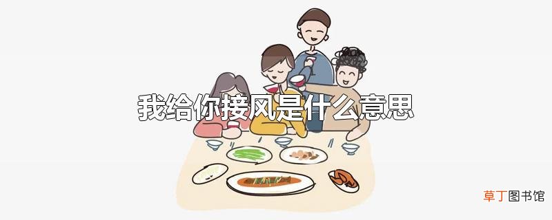我给你接风是什么意思