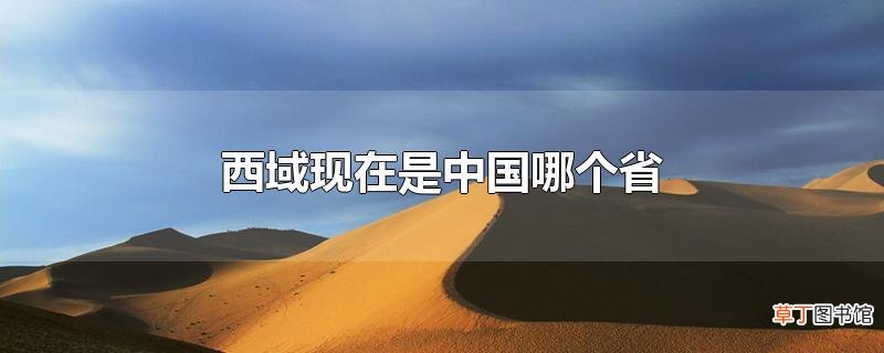 西域现在是中国哪个省