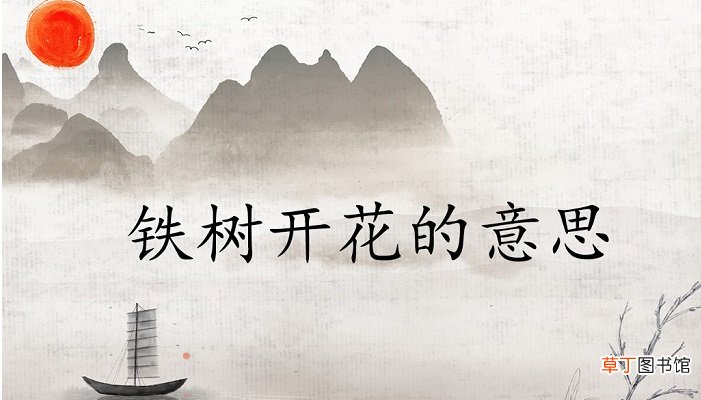 铁树开花顺口溜后面一句