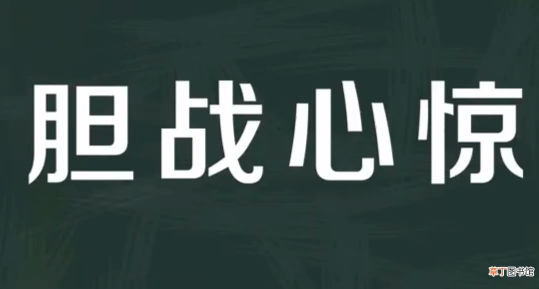 胆战心惊的意思是什么