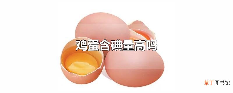 鸡蛋含碘量高吗