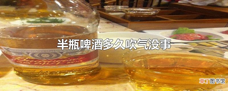 半瓶啤酒多久吹气没事