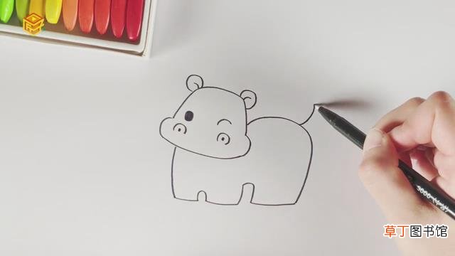 河马怎么画