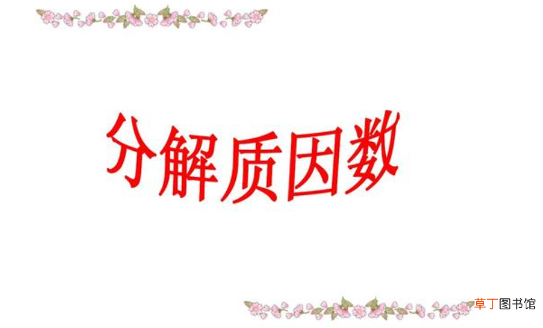 解质因数是什么意思