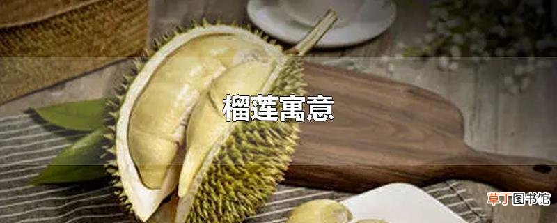 榴莲寓意