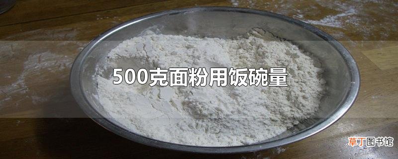 500克面粉用饭碗量