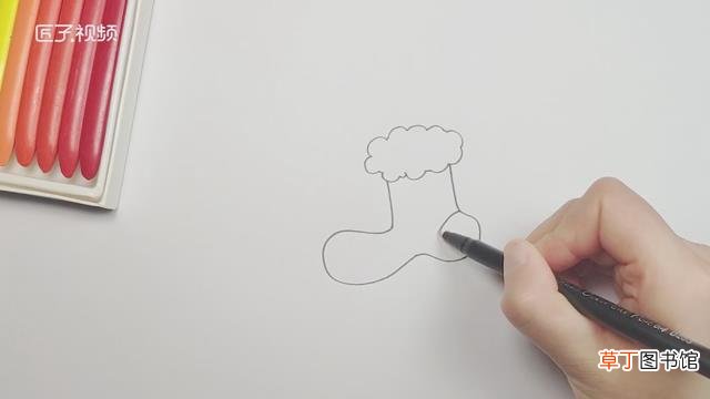 圣诞袜简笔画怎么画