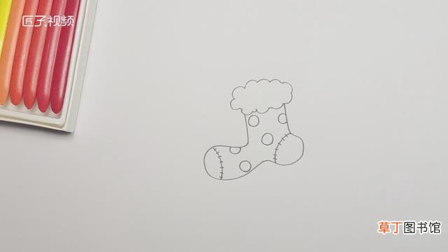 圣诞袜简笔画怎么画