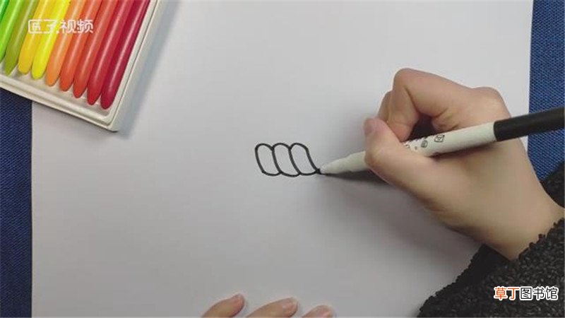 毛巾怎么画