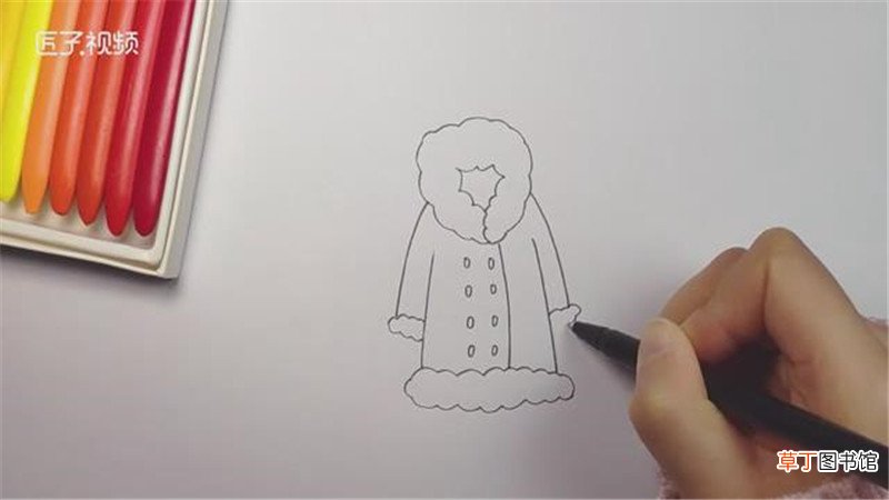 棉衣怎么画