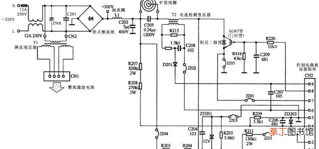 电磁炉的结构特点 电磁炉的结构及电源电路分析