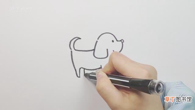 小狗简笔画怎么画
