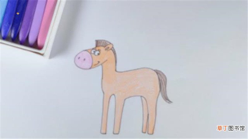 小马简笔画的步骤