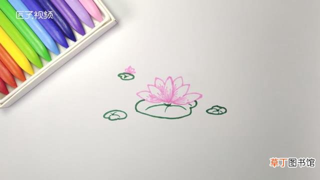 荷花简笔画