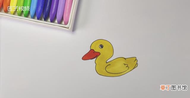 小鸭子怎么画