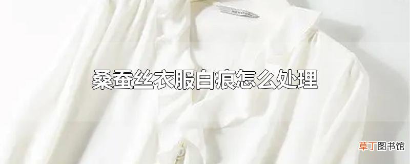 桑蚕丝衣服白痕怎么处理