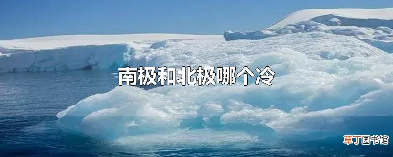 南极和北极哪个冷
