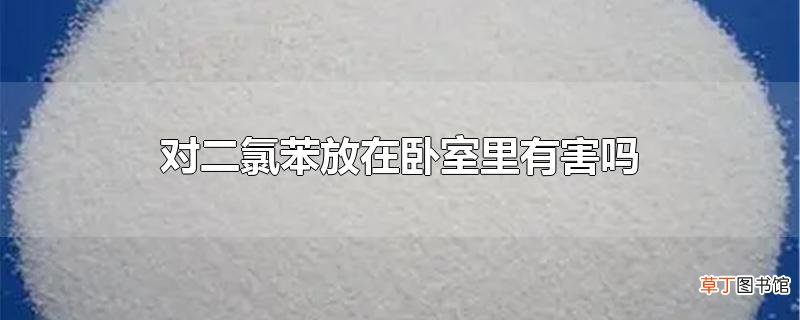 对二氯苯放在卧室里有害吗