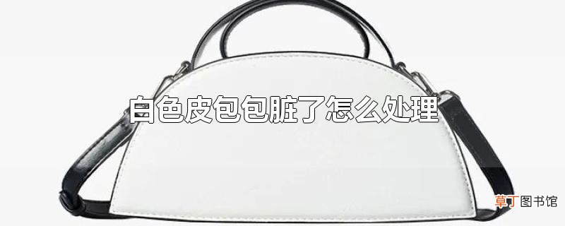 白色皮包包脏了怎么处理