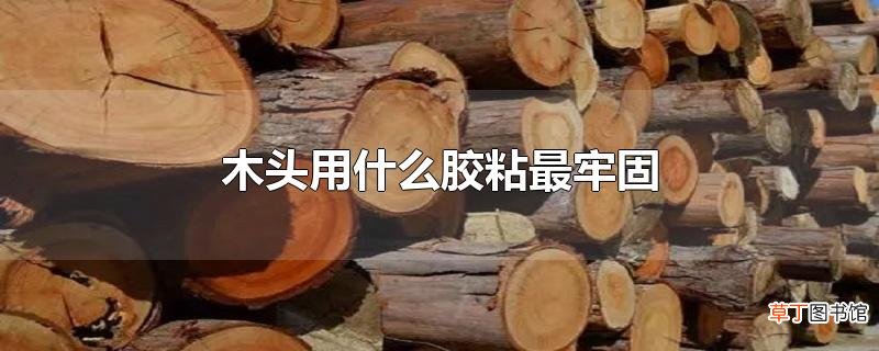 木头用什么胶粘最牢固