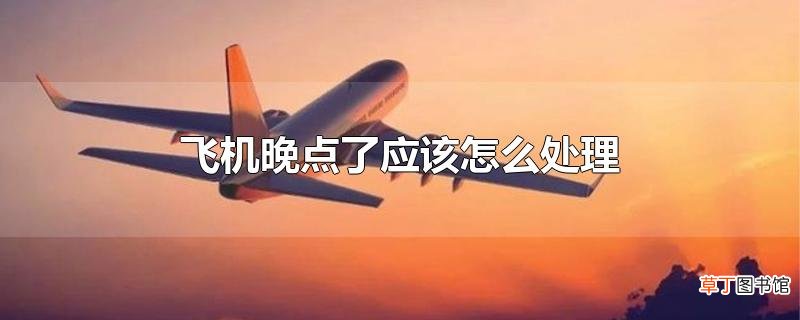飞机晚点了应该怎么处理