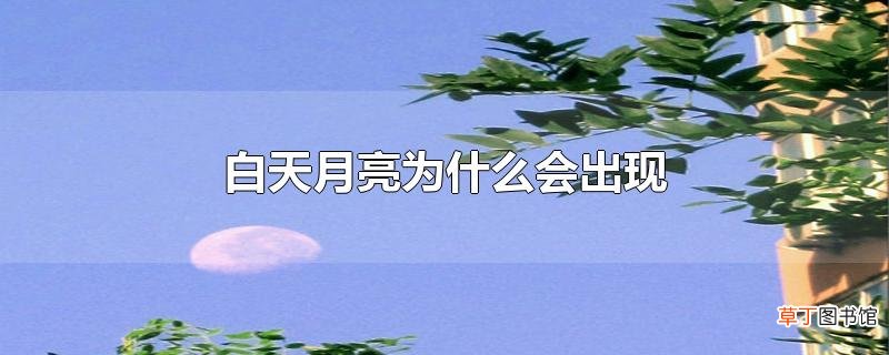 白天月亮为什么会出现