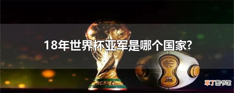 18年世界杯亚军是哪个国家?