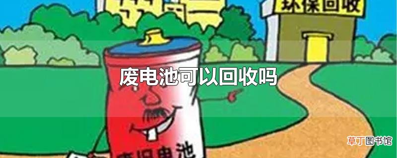 废电池可以回收吗