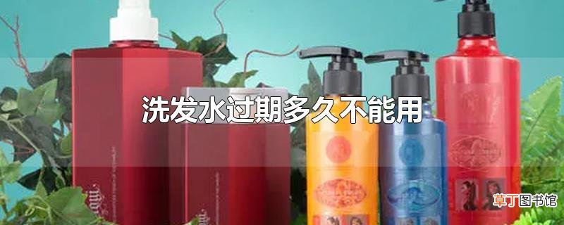 洗发水过期多久不能用